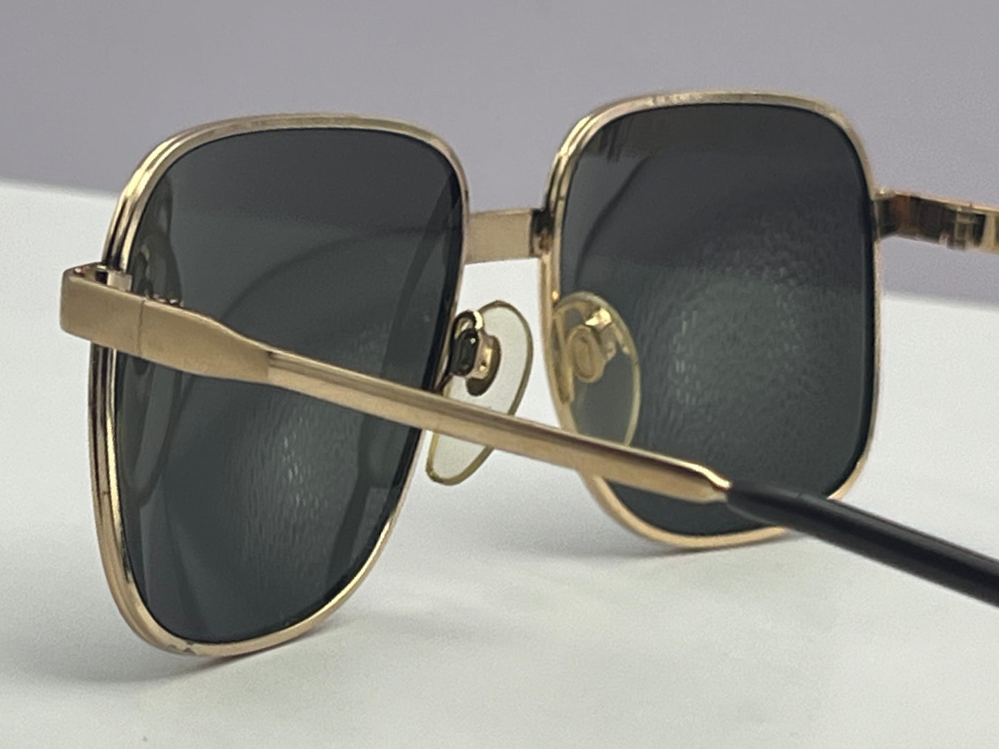 Vintage New|Old Leonard Harley Gold Plated Sunglasses- Mod. Lh1010 Gp 18Ct. 55Mm