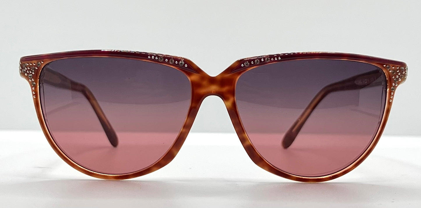 Ysl Diomed 333V Sunglasses W|New, Custom Gradient Lavender To Rose Lenses-France