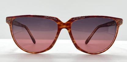 Ysl Diomed 333V Sunglasses W|New, Custom Gradient Lavender To Rose Lenses-France