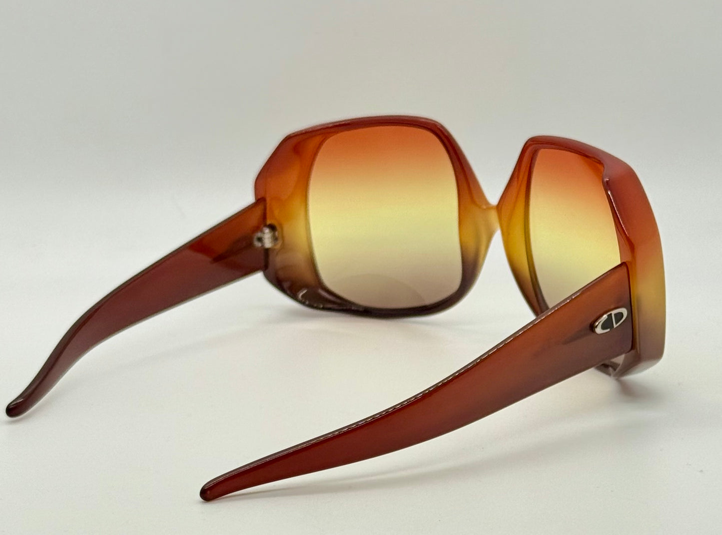 Christian Dior DO4 1970s Oversized Sunglasses w/New Tri-Gradient Tinted Lenses