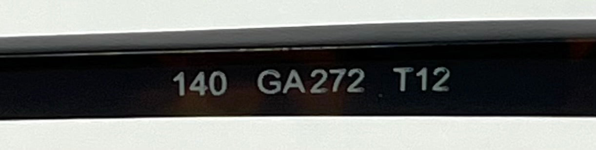 Giorgio Armani GA272-Y2K Vintage Sunglasses-New Solid Violet Blue Custom Lenses