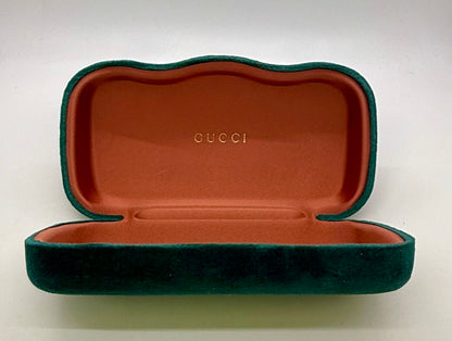 Gucci Gg0584S 002 Gold Green Shield Sunglasses Tortoise Temples – Full Kit