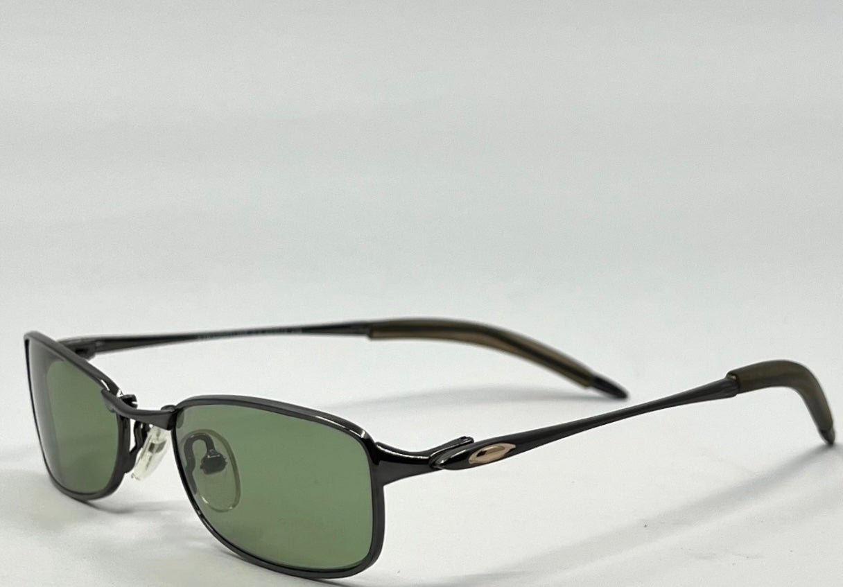 Oakley Straightline 2.0 Vintage Sunglasses-Model 11-729-New Solid Green Tinted Custom Sunglasses-Unworn