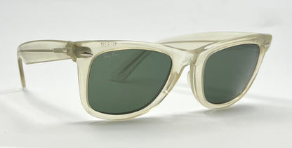 B&L Ray-Ban VINTAGE Wayfarer 5022 Crystal Clear Sunglasses USA w/ Original Lenses