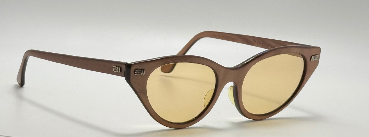 Titmus 5 1|2 - Textured Bronze With Custom Berko’S Designs Amber Honey Burnt Lenses