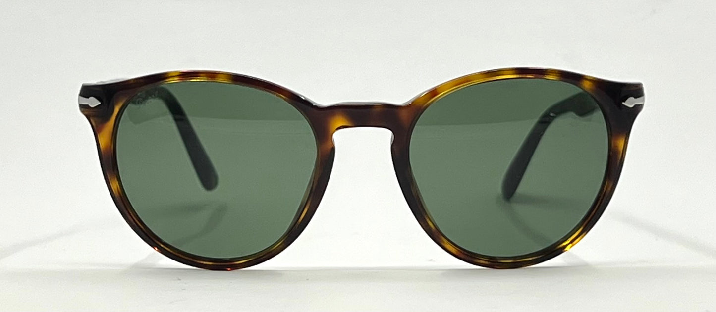 Persol 3152-S 9015/31 Handmade in Italy – Havana w/ Original Green Crystal Lenses