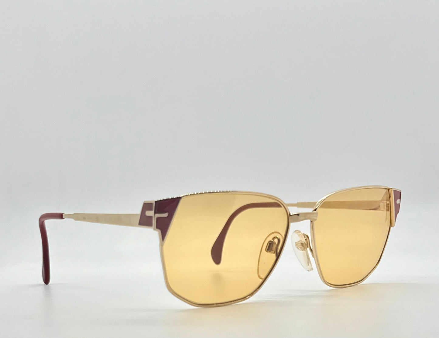 Silhouette M6114 | V6020 Vintage Sunglasses 55mm| w|New Amber Day|Night Custom Lenses | Deadstock Austria