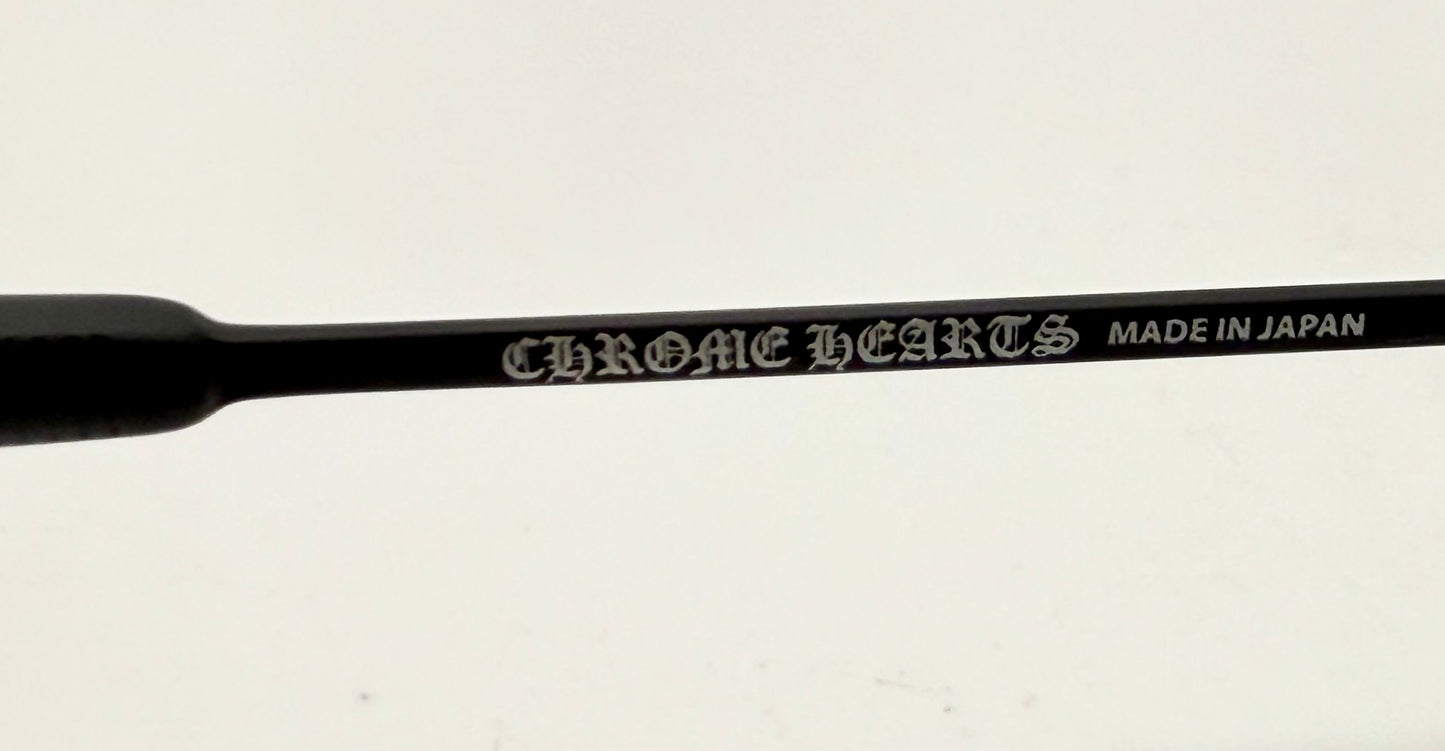 Chrome Hearts LICK’N MBK/GP Sunglasses – Brand New Full Kit w/ Zeiss Lenses