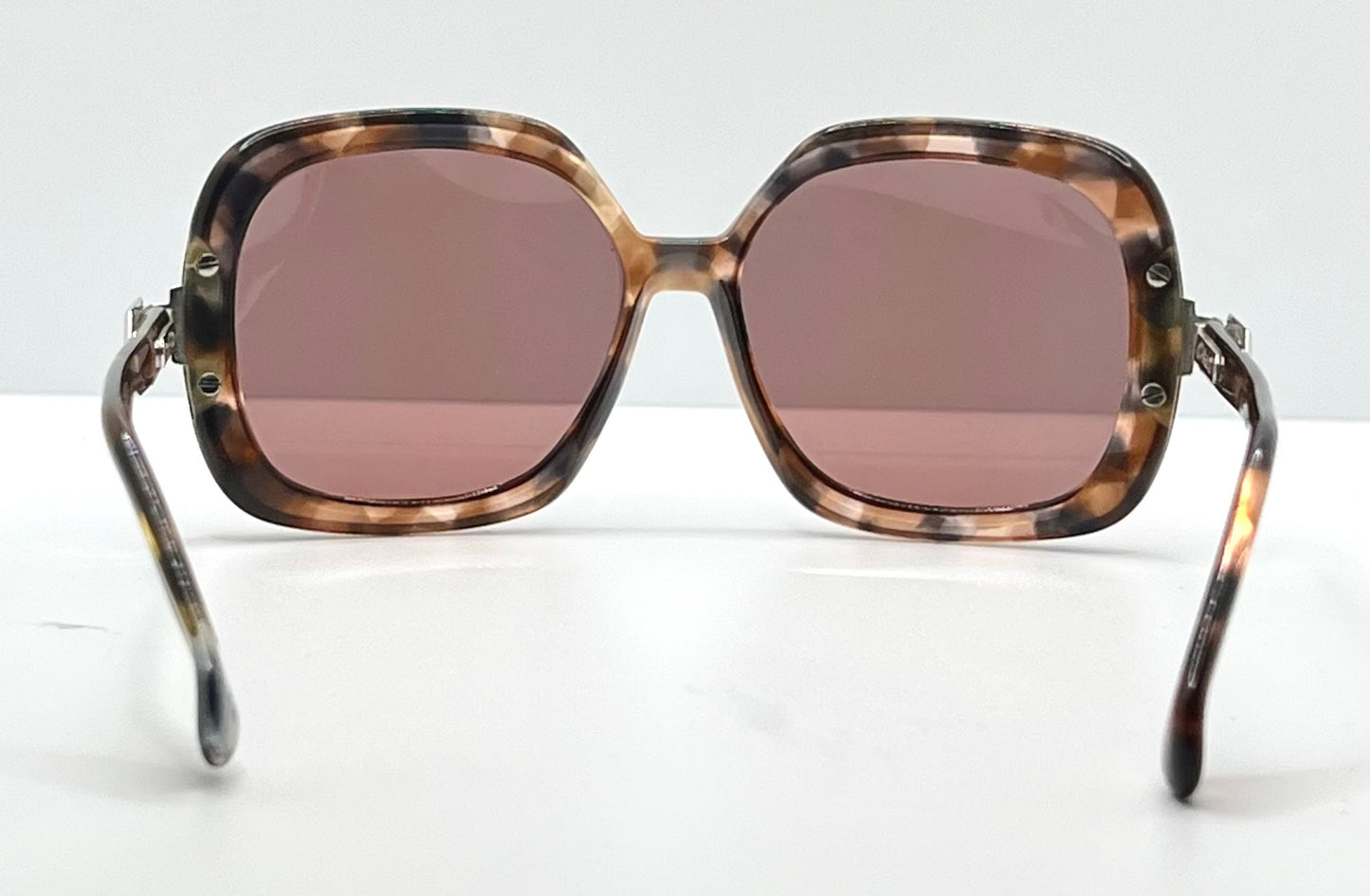 Silhouette Mod 501 Vintage Sunglasses W|New, Custom Solid Deep Rose Lenses-Deadstock-Austria