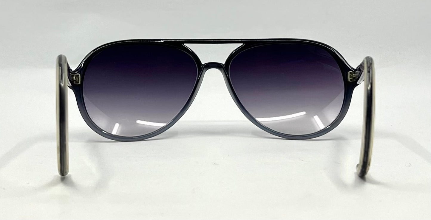 Bucci 1970s VINTAGE Aviator Sunglasses-Cable Temples-Unworn-France