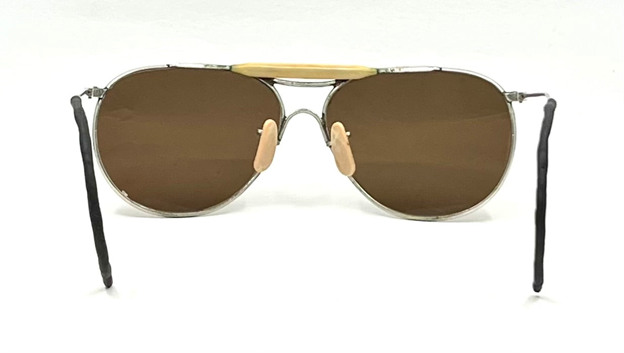 American Optical Vintage Cable Temple Aviator Sunglasses Unworn USA
