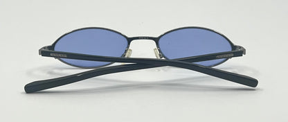 GUCCI GG1668 836 Y2K VINTAGE OVAL SUNGLASSES-NEW SKY BLUE TINTED CUSTOM LENSES