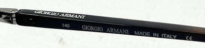 Giorgio Armani GA272-Y2K Vintage Sunglasses-New Solid Brown Custom Lenses