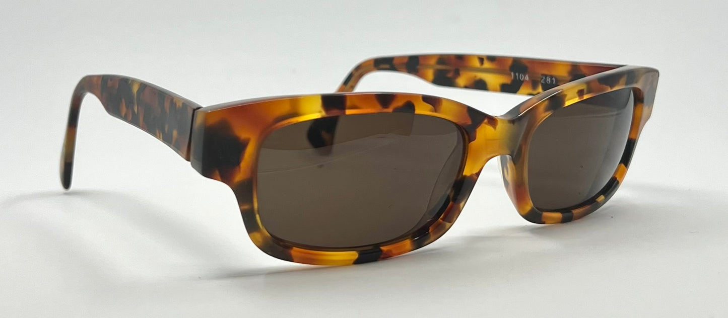 Alain Mikli Paris 1104 281 Vintage Tortoiseshell Sunglasses France