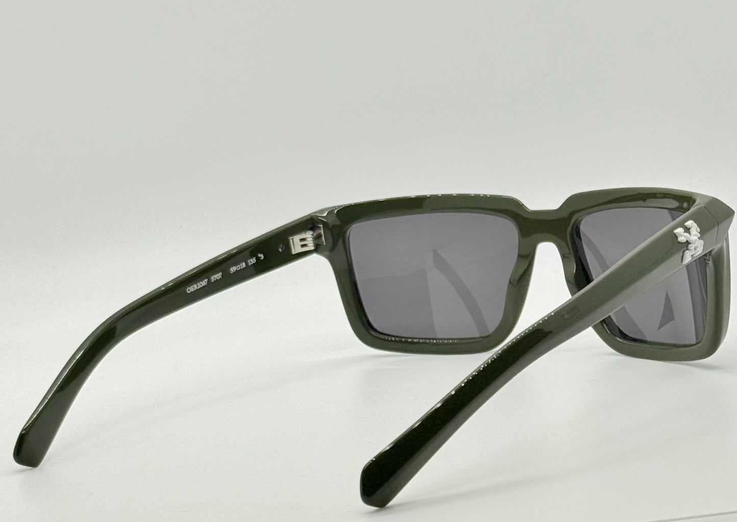 Off-White™ Oe Ri067 5707 Green Sunglasses-Rare Colorway-New|Unworn-Full Kit-59Mm