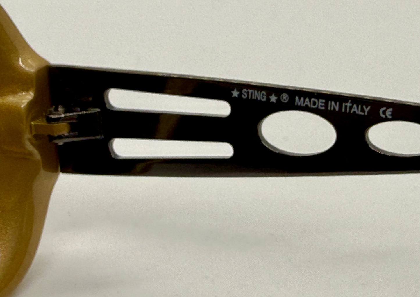 Sting 6067 U12 80s Vintage Sunglasses-Unworn/NOS-Original Green Lenses-Italy
