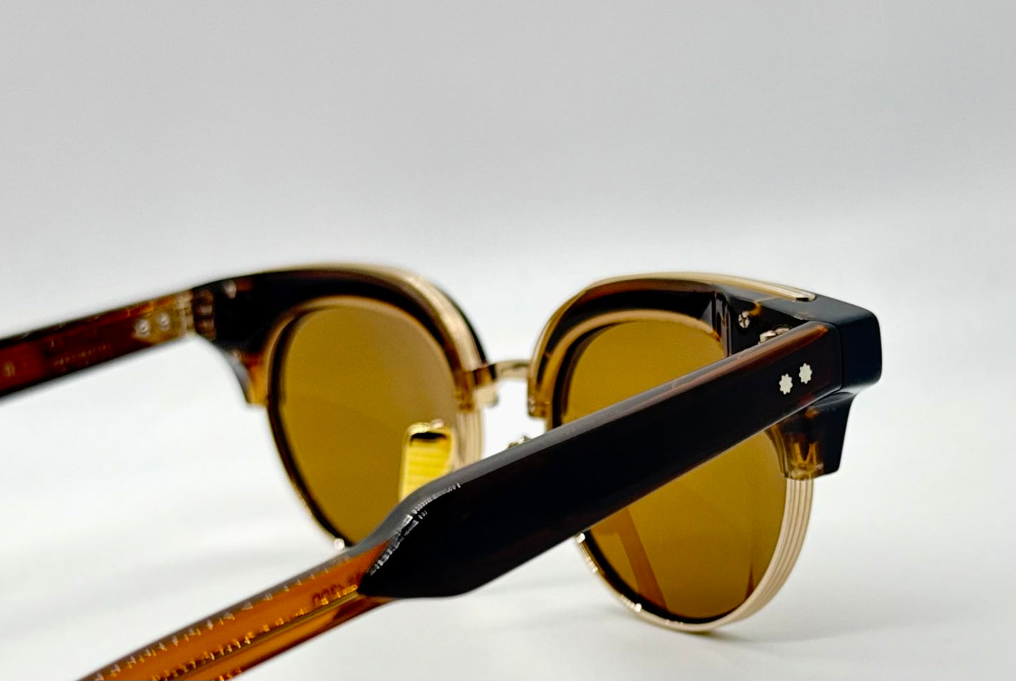 JACQUES MARIE MAGE X BEAUVOIR in COFFEE-New Solid Tobacco Custom Polarized Lenses-Ltd. 300 pcs.-FULL KIT