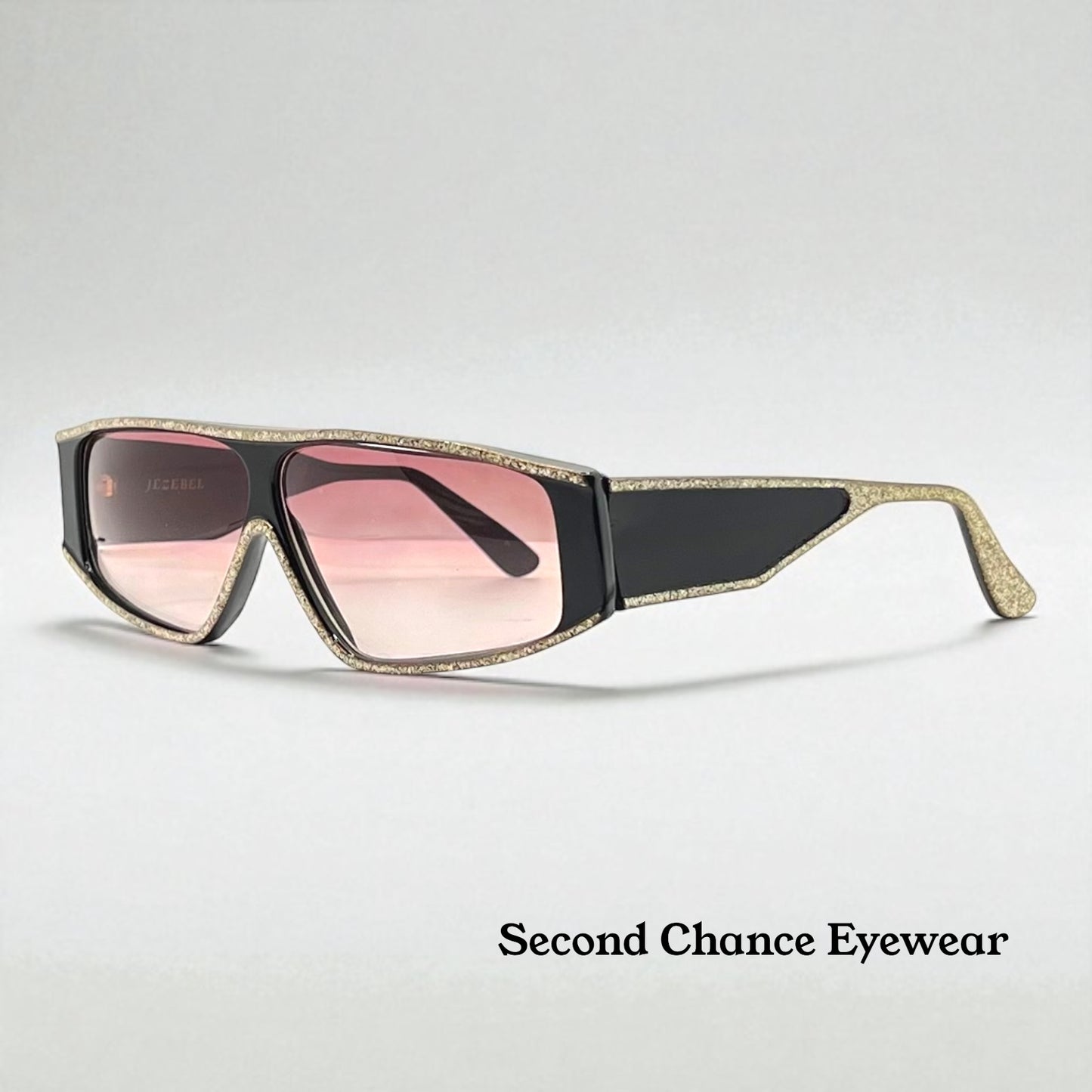 Ultra Jezebel Sunglasses-Made In Italy-Deadstock With Original Gradient Lenses