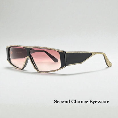 Ultra Jezebel Sunglasses-Made In Italy-Deadstock With Original Gradient Lenses