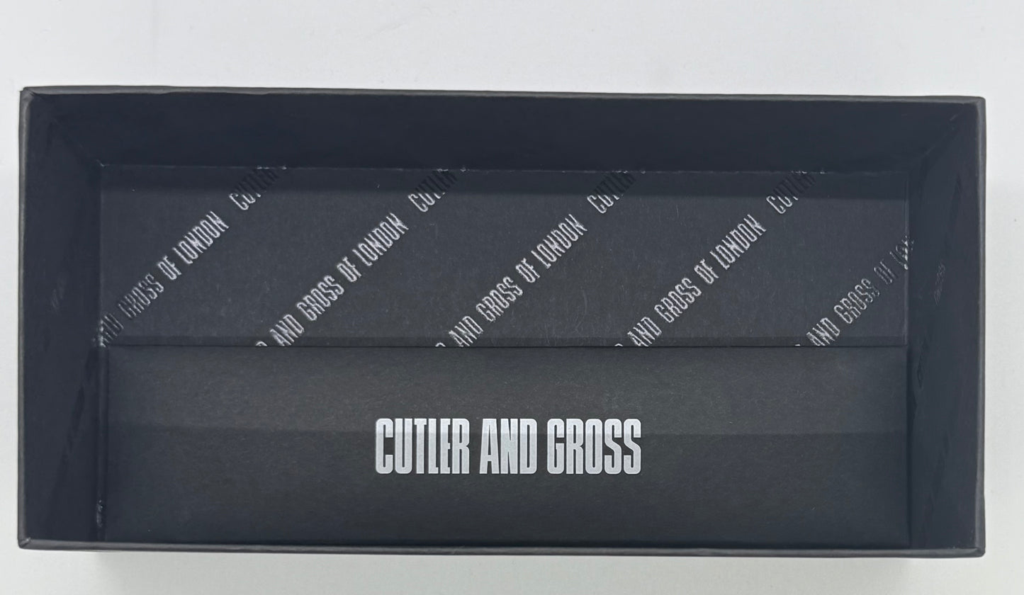 Cutler And Gross Cgop1366-03-Matte Black|Tortoise-56Mm-Handmade In Italy-Full Kit