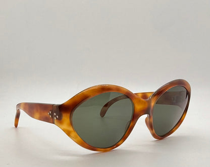 Enny Paris Vintage Mid-Centuryvfrench Sunglasses – Berko’S Custom Green Lenses