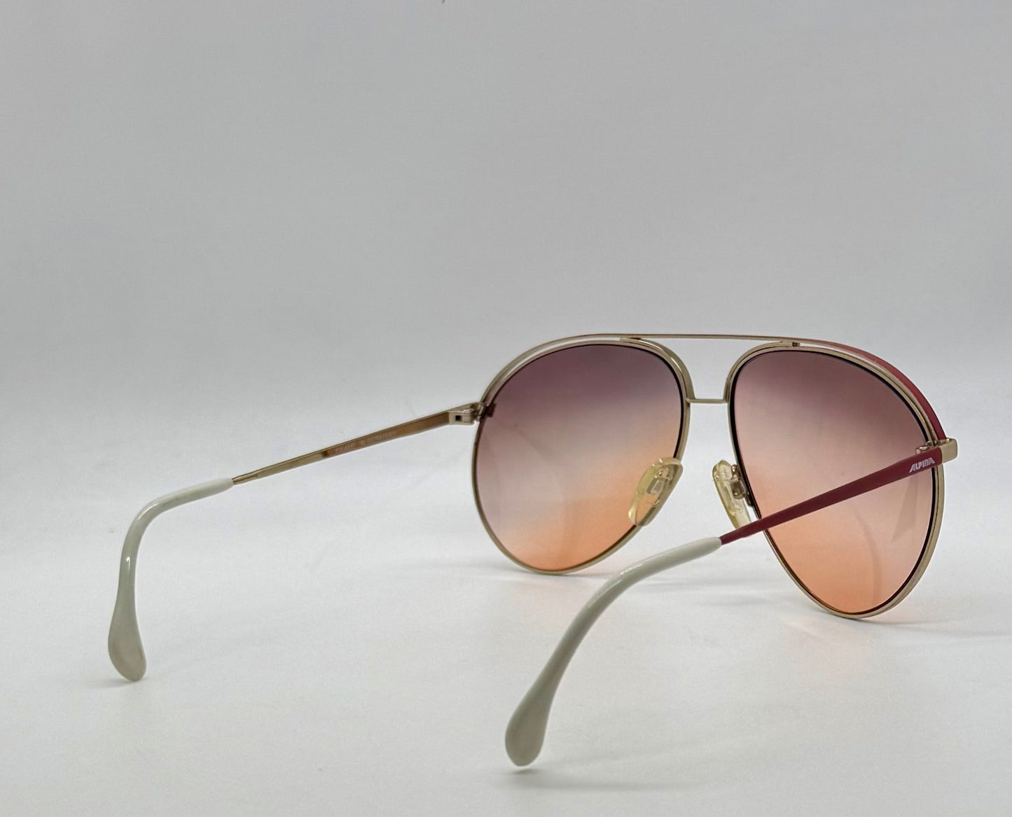 ALPINA VINTAGE Sunglasses-3302220-New Tri-Gradient Custom Tinted Lenses-60mm-UNWORN