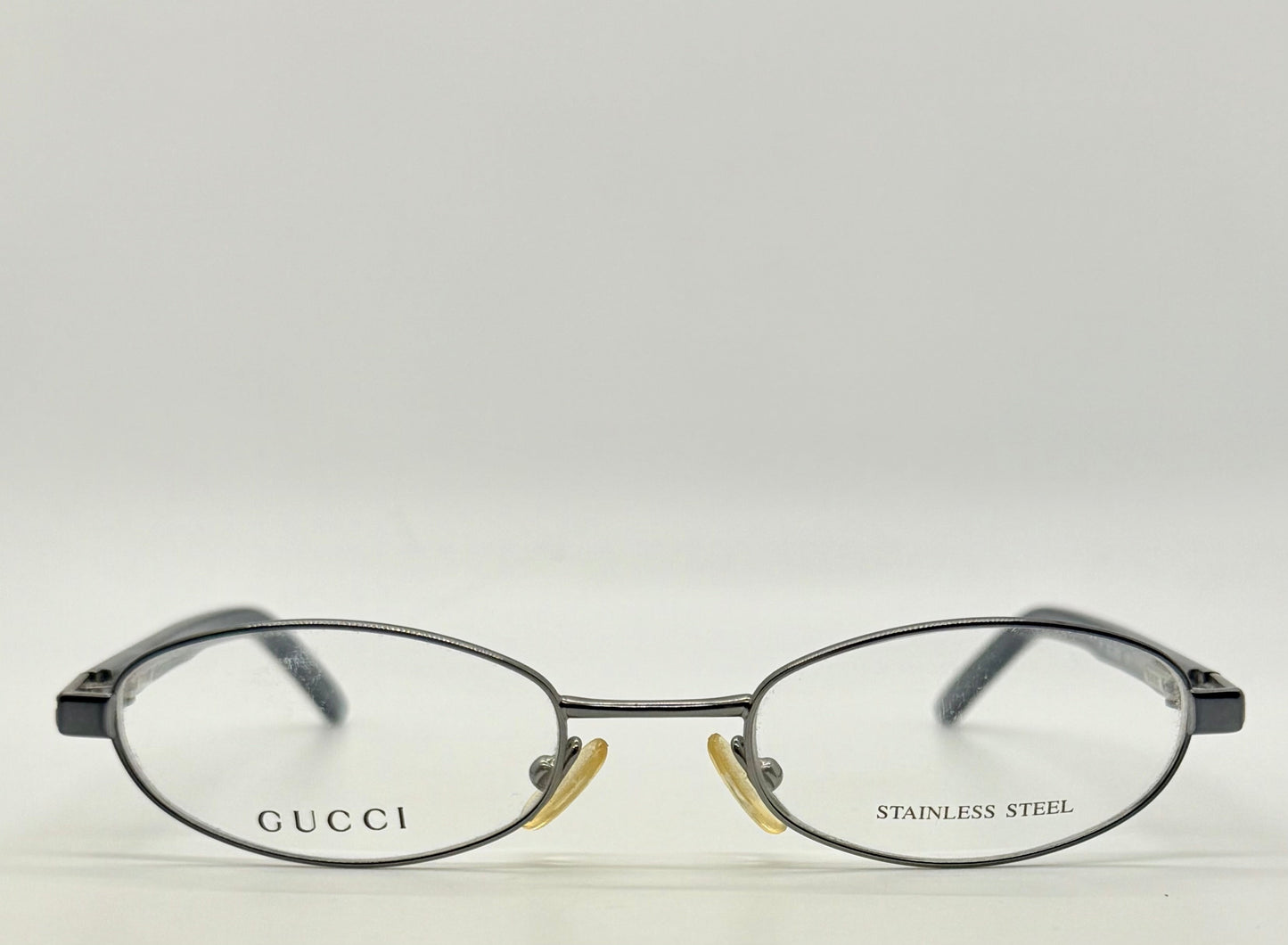 Gucci GG 2679 RV3 Stainless Steel Oval Frames-Vintage Unworn-Italy