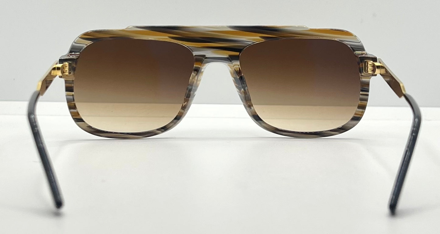Thierry Lasry Bowery 170 Sunglasses – Brown Gradient Lenses – Handmade France