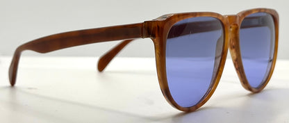 Gianni Versace 465 909 Vintage Sunglasses W|New Solid Blue Custom Lenses-54Mm-Unworn|Nos