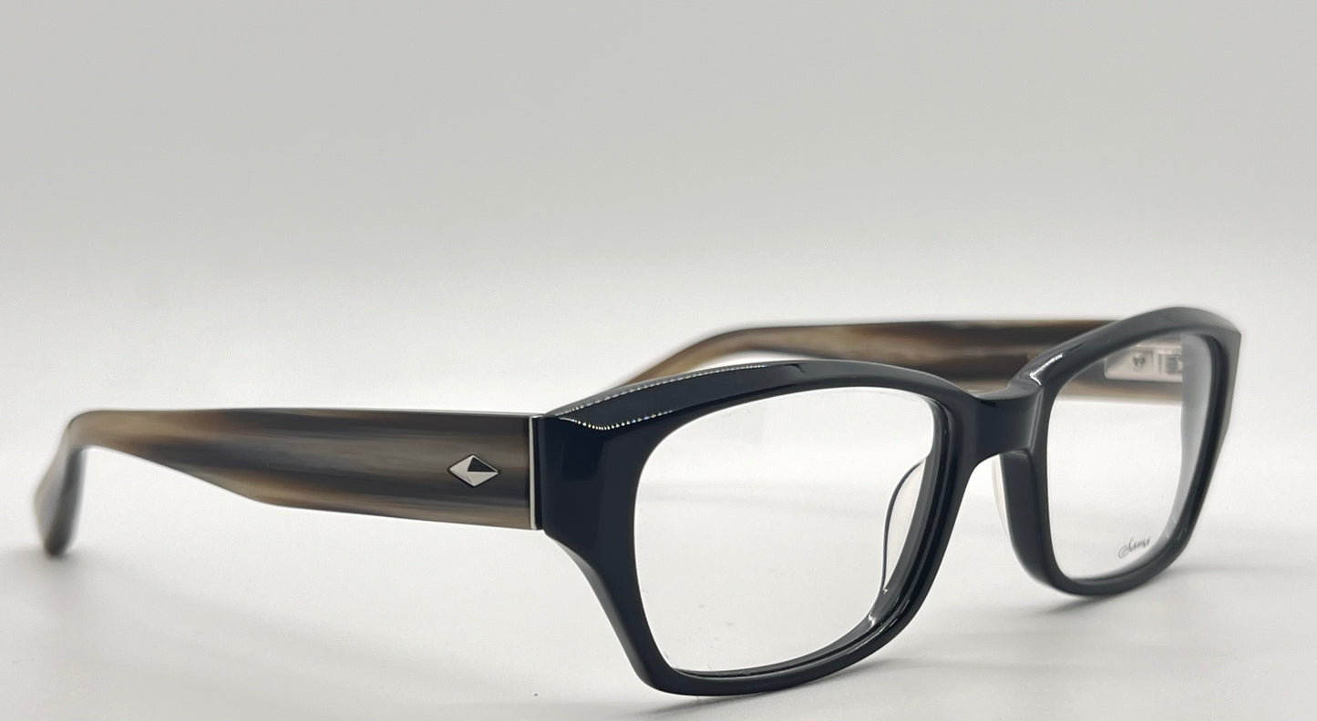 Sama Eyewear Arte 3 Eyeglasses-Brand New W|Original Snake Skin Case-55Mm- Made In Japan