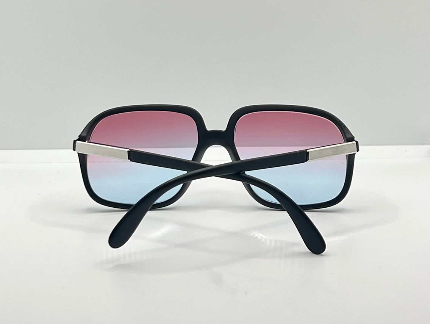 Cobra 3038 Vintage Optyl Sunglasses W| New, Custom Rose To Ice Blue Gradient Lenses-Deadstock-Austria