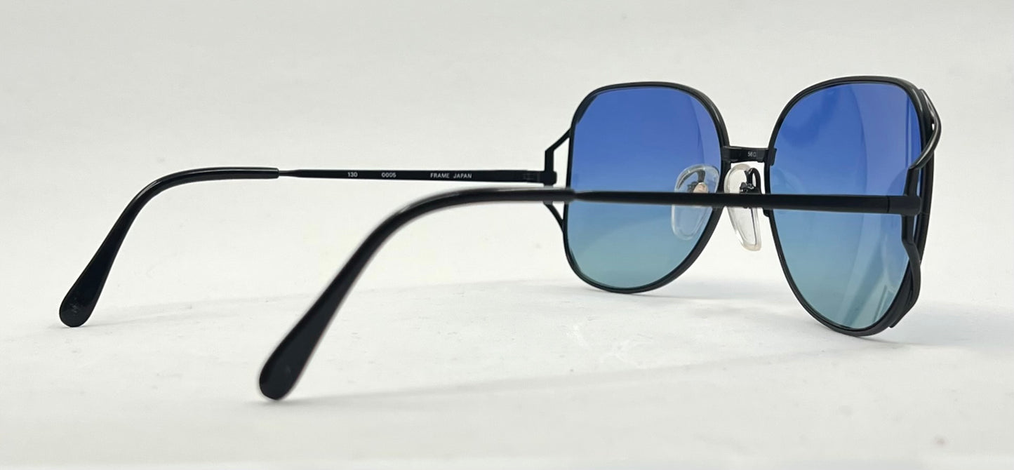 Nikon NK4608 Japan Vintage Sunglasses w/New Blue Gradient Custom Lenses-UNWORN