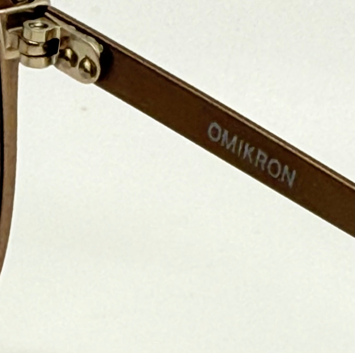 Omikron 103 Vintage Sunglasses-Bronze Aviator Frame w/New Gradient Tinted Custom Lenses