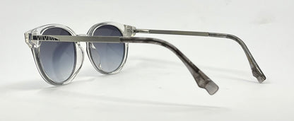Early Coco and Breezy 10001 Clear & Metal Round Gradient Sunglasses-NOS/UNWORN