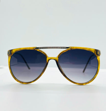 Carrera 5332 12 Vintage Sunglasses-Amber Aviator w| New Custom Gradient Lenses