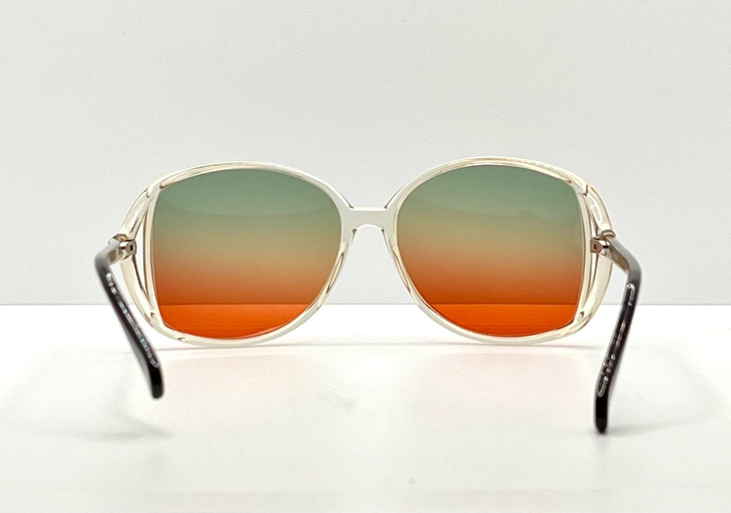 Sergio Valente Sv207 Vintage Sunglasses W|New, Custom Tri-Gradient Lenses-Rare 80S Deadstock