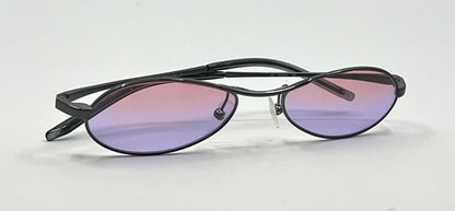 Gucci GG2678 628 Y2K Vintage Oval Sunglasses w/New Violet-Rose Gradient Custom Lenses