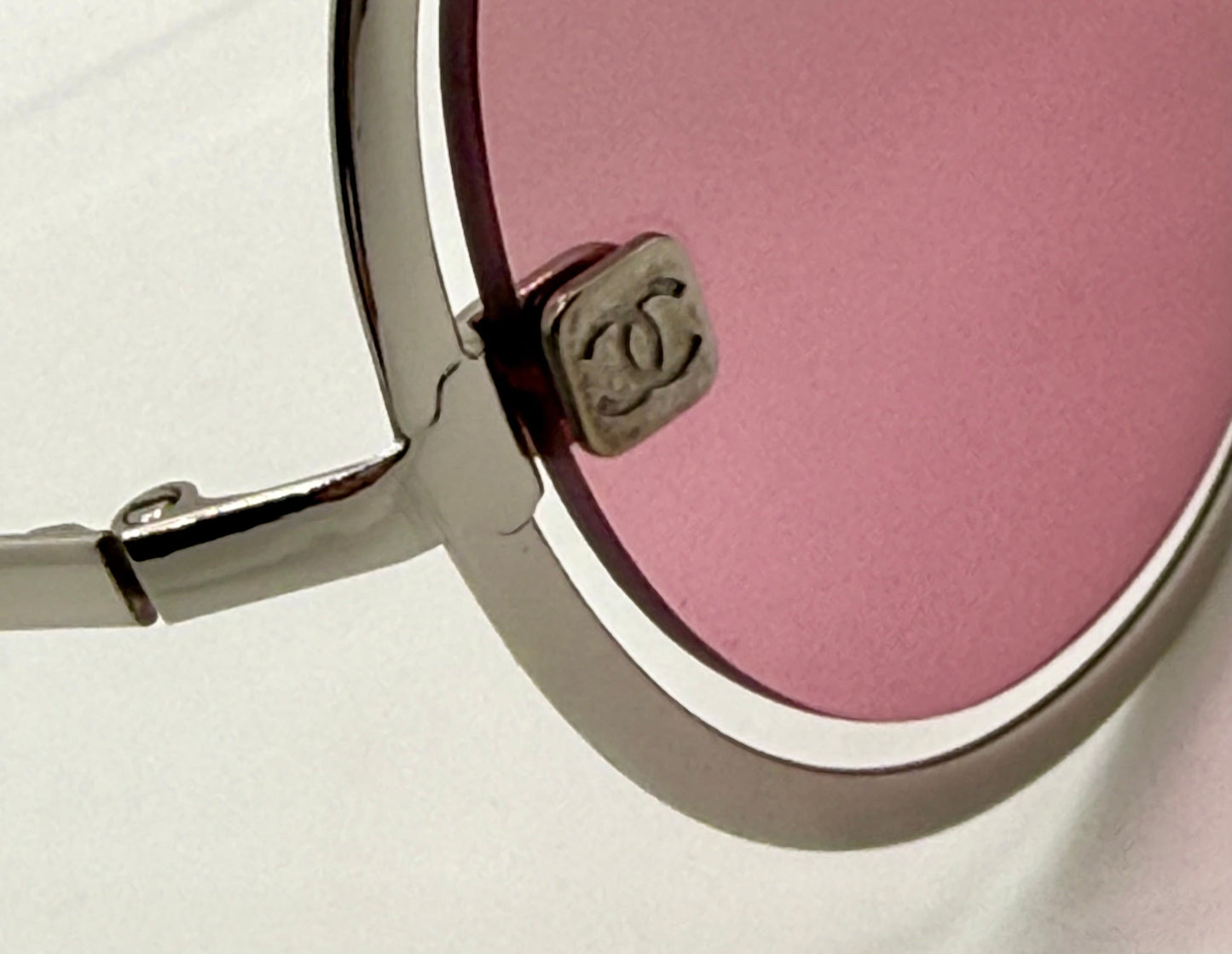 Chanel 4030 Y2K VINTAGE Shield Sunglasses Pink Lens Collector-Rare