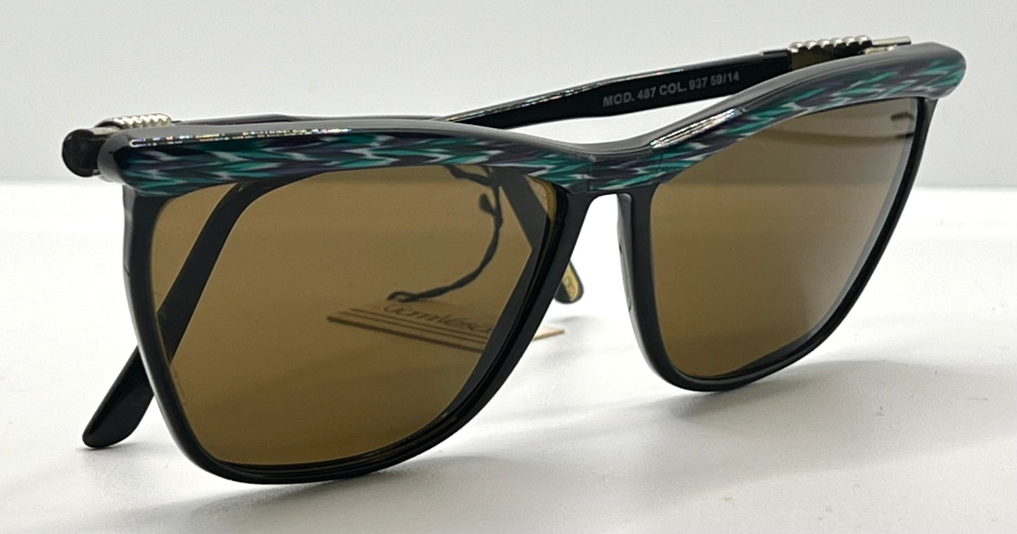 Gianni Versace Mod 487 Col 937 Vintage Sunglasses 59Mm-Deadstock|Unworn-Italy