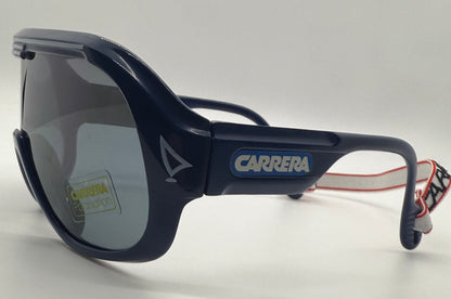 Vintage Carrera Polarisation Shield Sunglasses – Navy Blue – Unworn Deadstock (Austria)
