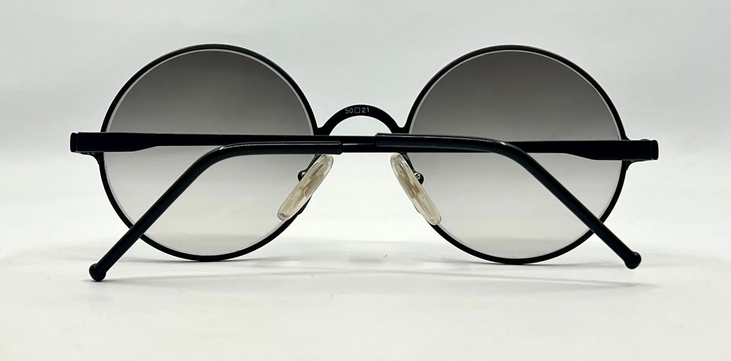Gianfranco Ferré GFF 23-Vintage Round Sunglasses 50-21 Made in Italy