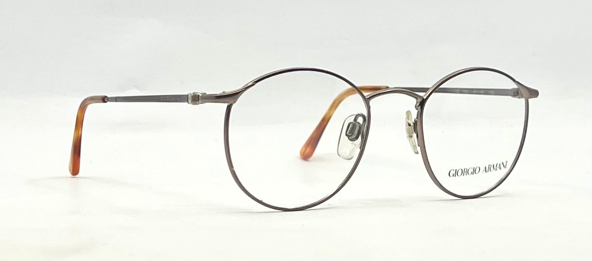 Giorgio Armani 132 Round Optical Eyeglass Frame-VINTAGE-Unworn-Italy