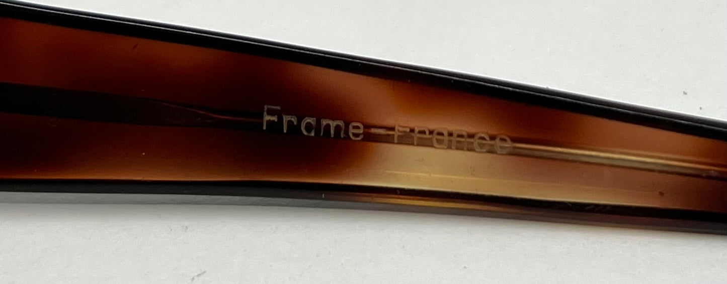 French Artisan A640 Vintage Sunglasses-Burgundy Acetate-New Gradient Custom Lenses