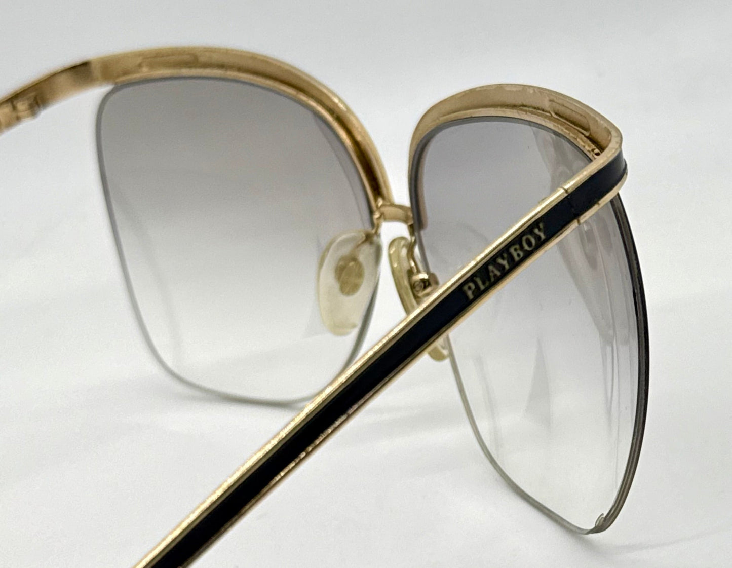 Playboy 4595 Vintage Rimless Sunglasses-70s Collector-Rare-Italy