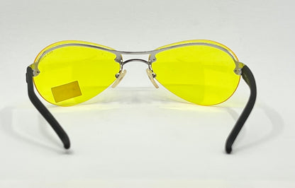 POLO SPORT Ralph Lauren 1036/S W8BPU Y2K Vintage Sunglasses-Yellow Lenses-63mm