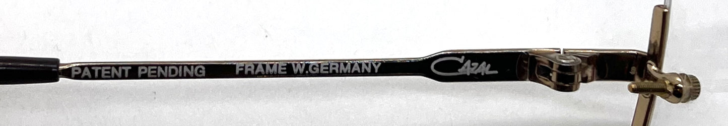 CAZAL 221 COL 309 NOS Vintage Rimless Optical-Unworn-West Germany 59-17