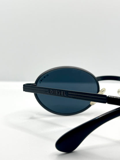 Diesel Write-Sun Sz3 Vintage Oval Sunglasses – Deadstock-Italy-Mirror Lens