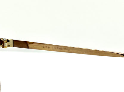 Gehami 309-Vintage 20|20 Series-Gold Plated Italian Frame W|New, Custom Gradient Lenses