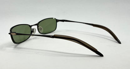Oakley Straightline 2.0 Vintage Sunglasses-Model 11-729-New Solid Green Tinted Custom Sunglasses-Unworn