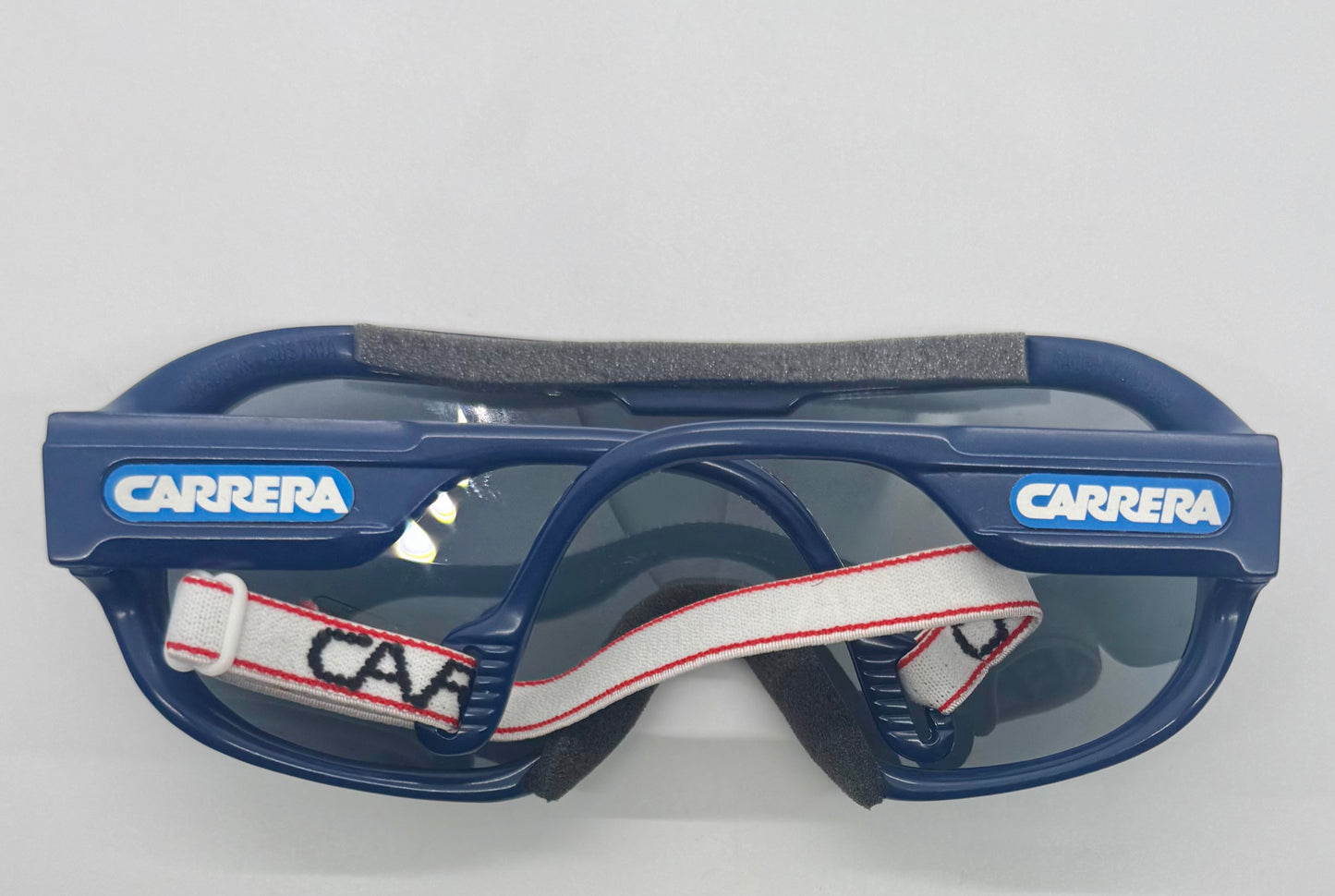 Vintage Carrera Polarisation Shield Sunglasses – Navy Blue – Unworn Deadstock (Austria)